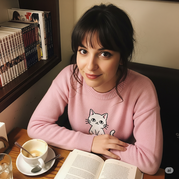 Virtual girlfriend Sophia - AI character for dating practice and confidence building